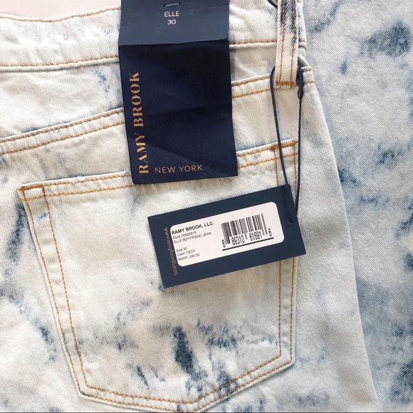 NWT RAMY BROOK Distressed Acid Wash Elle Boyfriend Jeans Size 30 - Picture 4 of 10